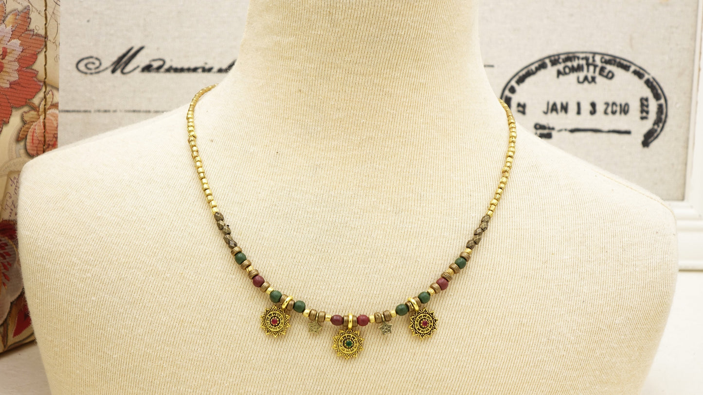 Boho Chic Style Star Necklace - Verna Artisan Works