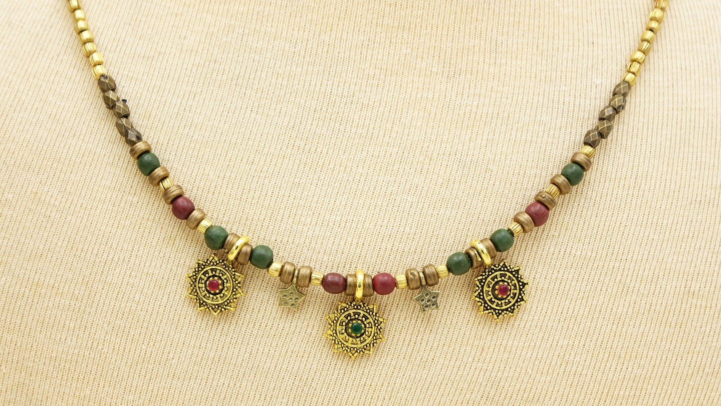 Boho Chic Style Star Necklace - Verna Artisan Works