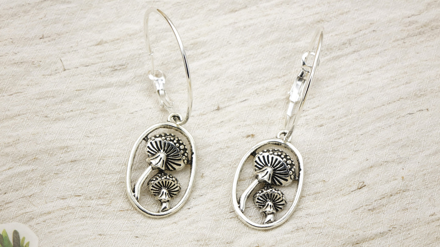 Mushroom Necklace & Earring Set - Verna Artisan Works