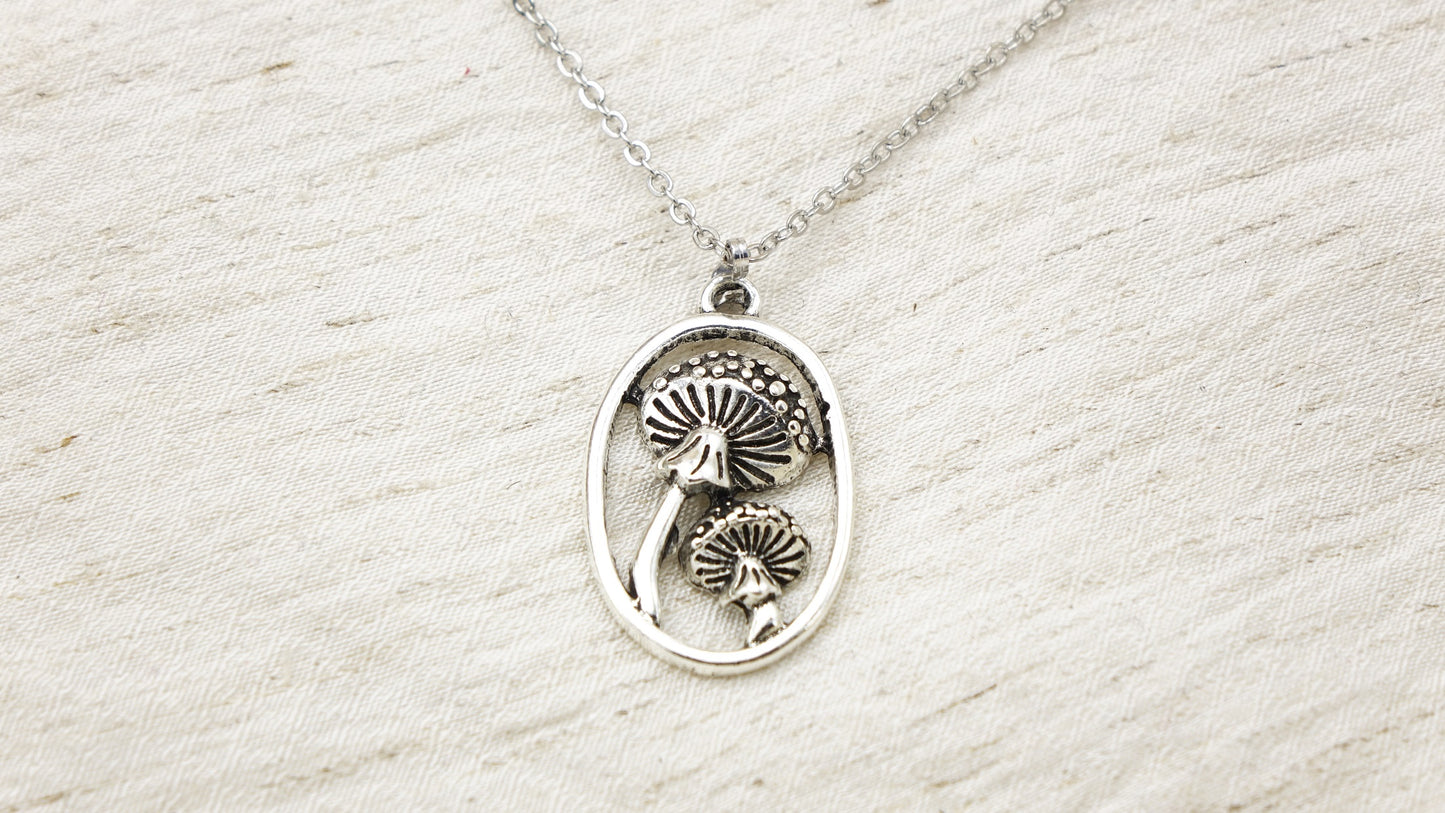 Mushroom Necklace & Earring Set - Verna Artisan Works