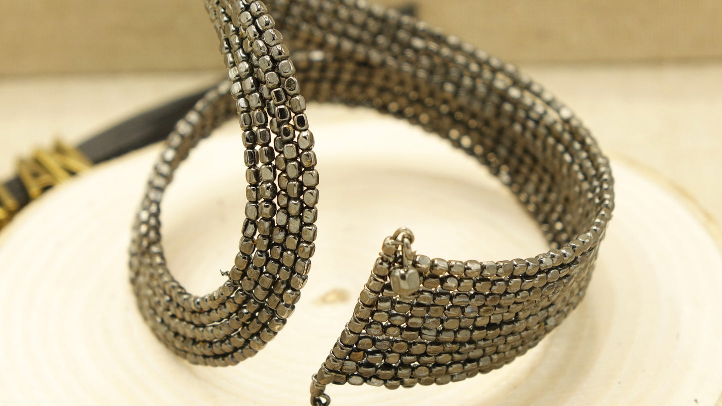Victorian Style Brass Bracelet - Eternity - Verna Artisan Works