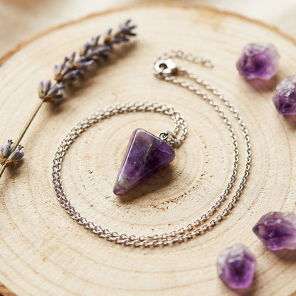 Amethyst Point Necklace - Verna Artisan Works