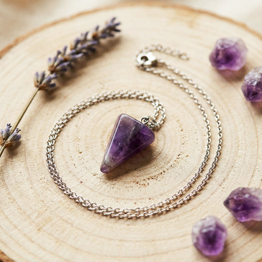 Amethyst Point Necklace - Verna Artisan Works