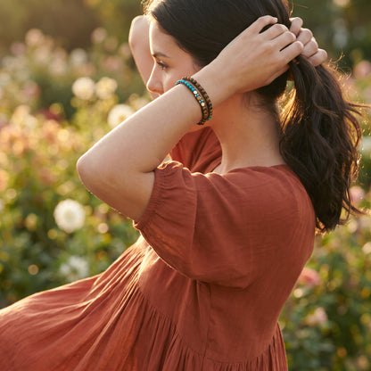 Boho Tiger's Eye Wrap Bracelet