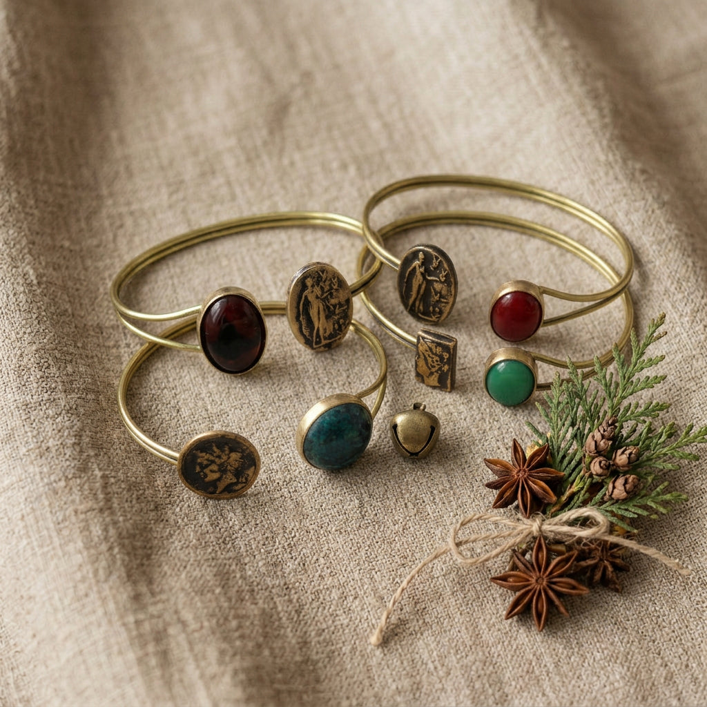 Roman Greek Style Antique Medallion Bracelet