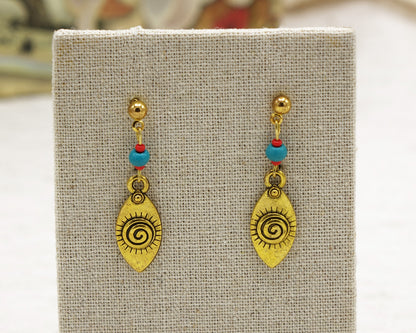 Boho Evil Eye Earrings