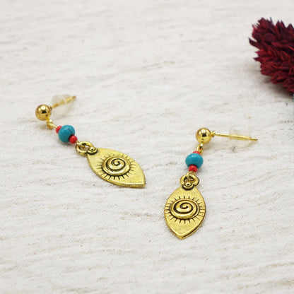 Boho Evil Eye Earrings
