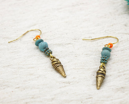 Boho Ice Cream Earrings