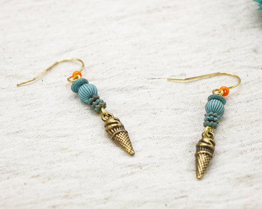 Boho Ice Cream Earrings