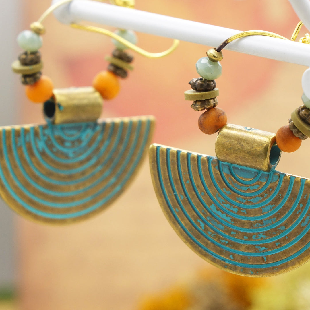 Boho Gingko Earring