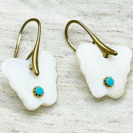 Mother of Pearl Butterfly Earrings