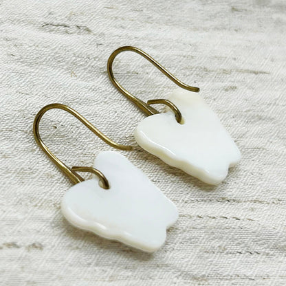 Mother of Pearl Butterfly Earrings