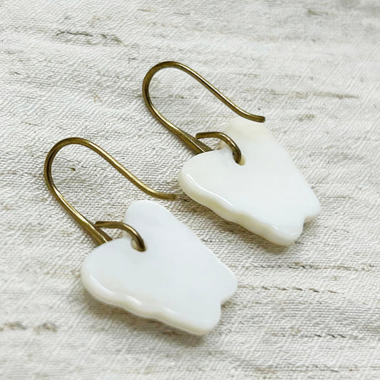 Mother of Pearl Butterfly Earrings