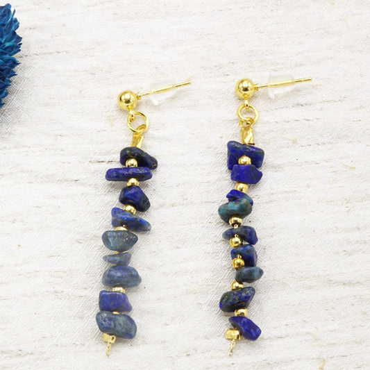 Crystal Stone Earrings - Verna Artisan Works