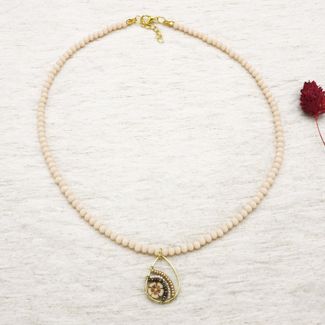 Handwired Flower Necklace
