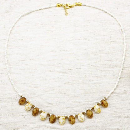 Boho Beaded Ethnic Necklace