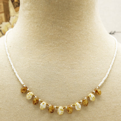 Boho Beaded Ethnic Necklace