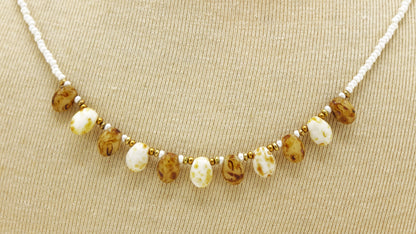 Boho Beaded Ethnic Necklace