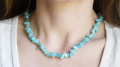 Crystal Chip Beaded Necklaces