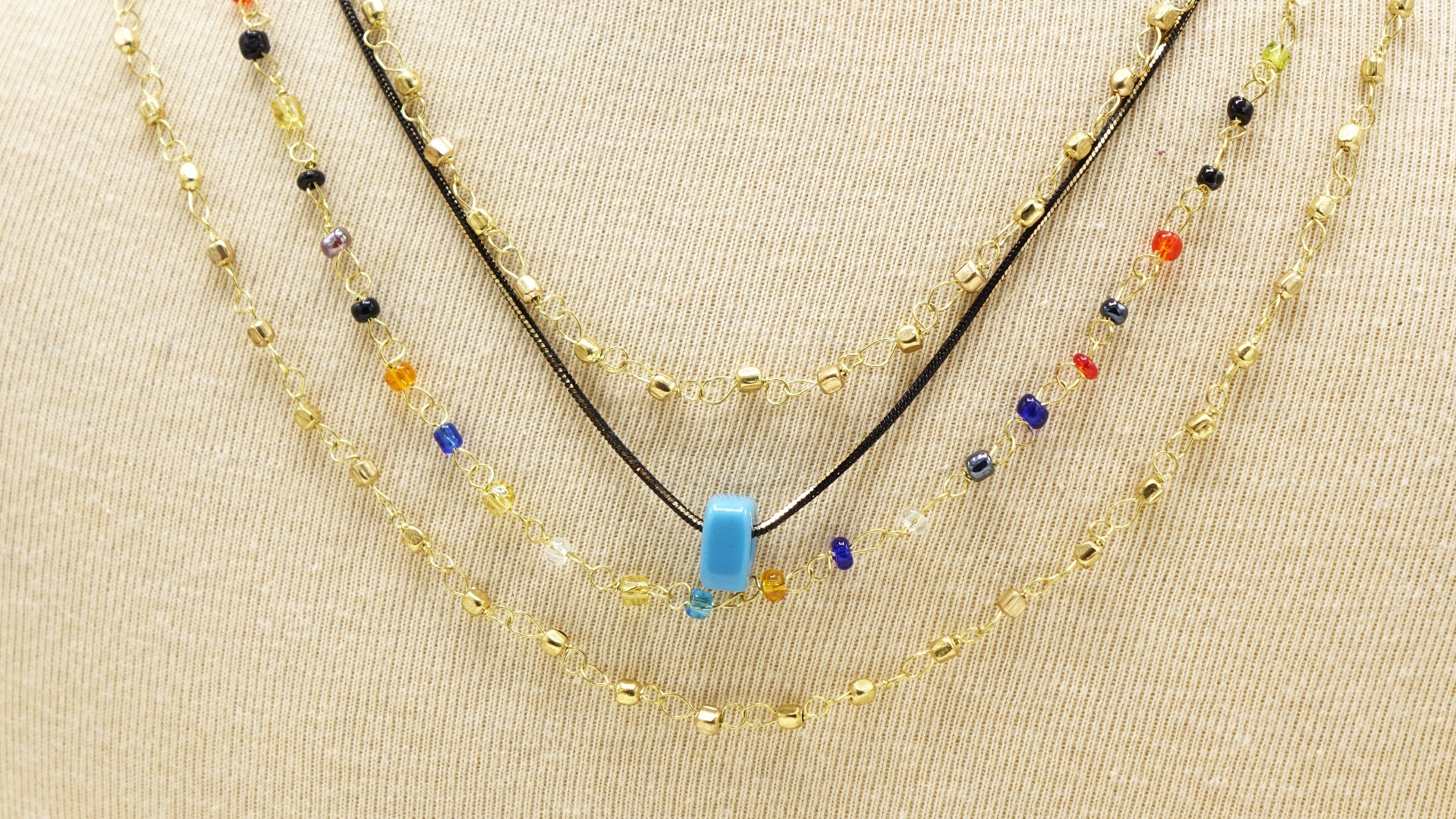 Layered Gold Chain Necklace