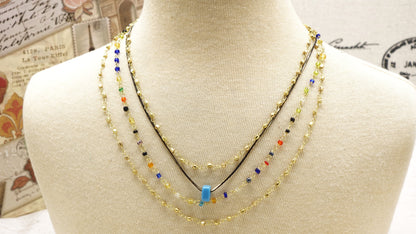 Layered Gold Chain Necklace