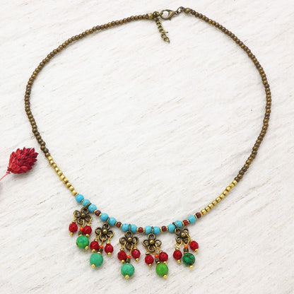 Boho Beaded Necklace - Verna Artisan Works