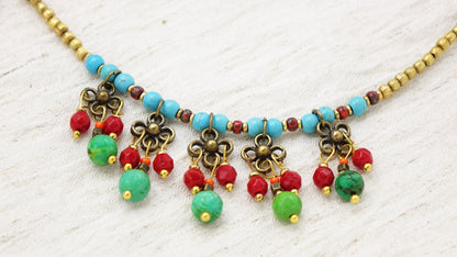 Boho Beaded Necklace - Verna Artisan Works