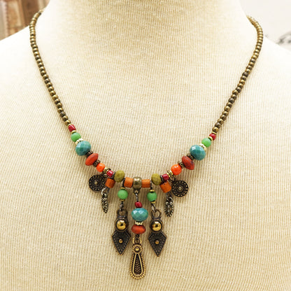 Boho Beaded Necklace