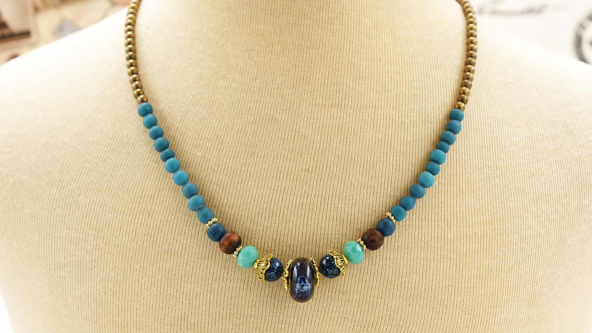 Ethnic Beaded Necklace