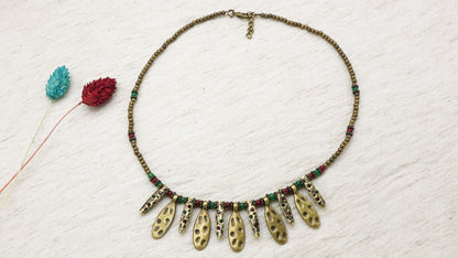 Boho Beaded Necklace