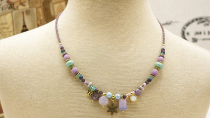 Boho Chic Beaded Winter Necklace