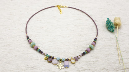 Boho Chic Beaded Winter Necklace