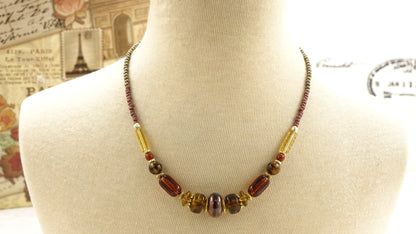 Boho Beaded Hippie Necklace
