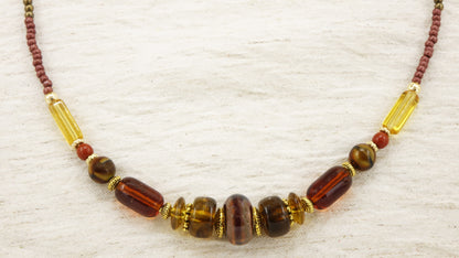Boho Beaded Hippie Necklace