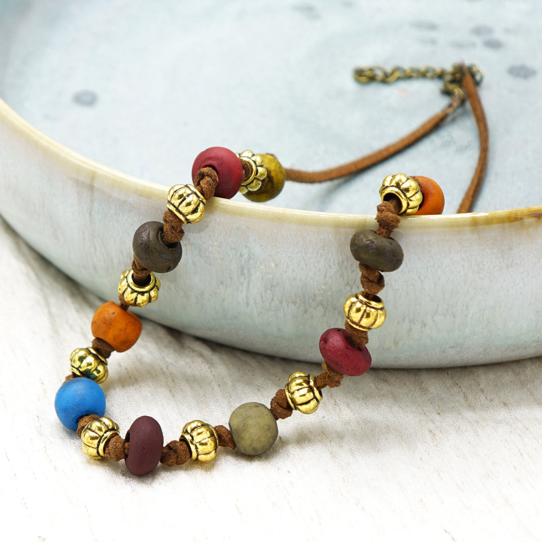 Boho Beaded Festival Necklace