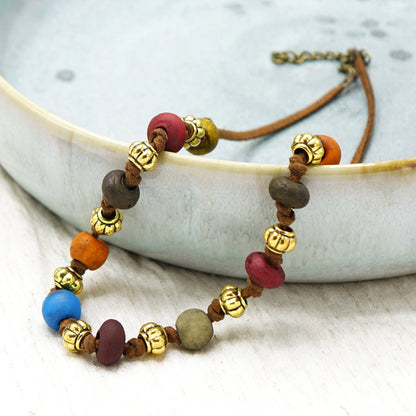 Boho Beaded Festival Necklace