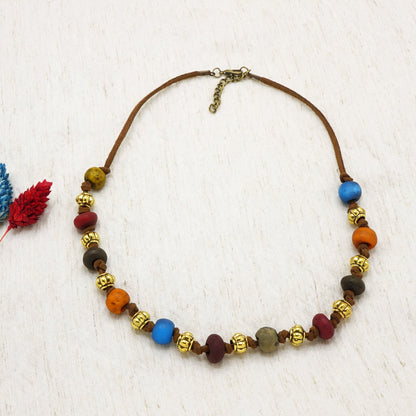 Boho Beaded Festival Necklace