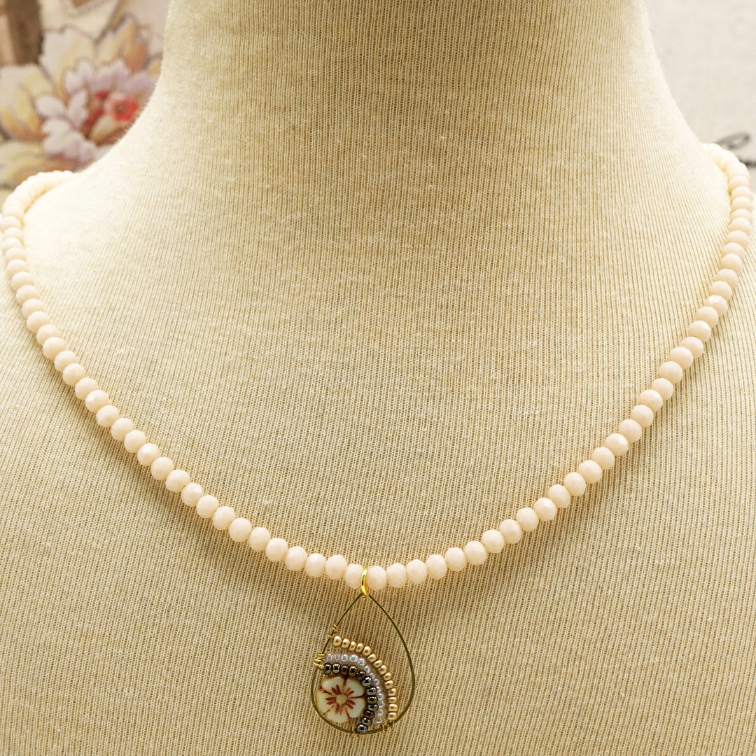 Handwired Flower Necklace