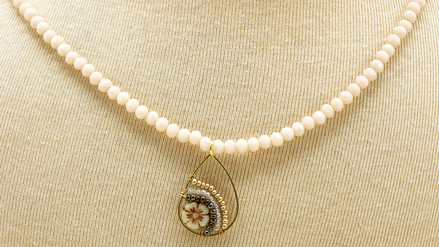 Handwired Flower Necklace