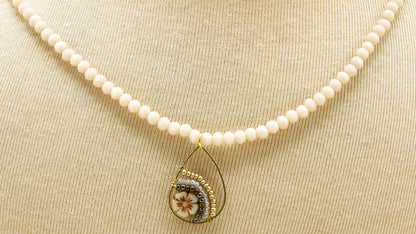 Handwired Flower Necklace