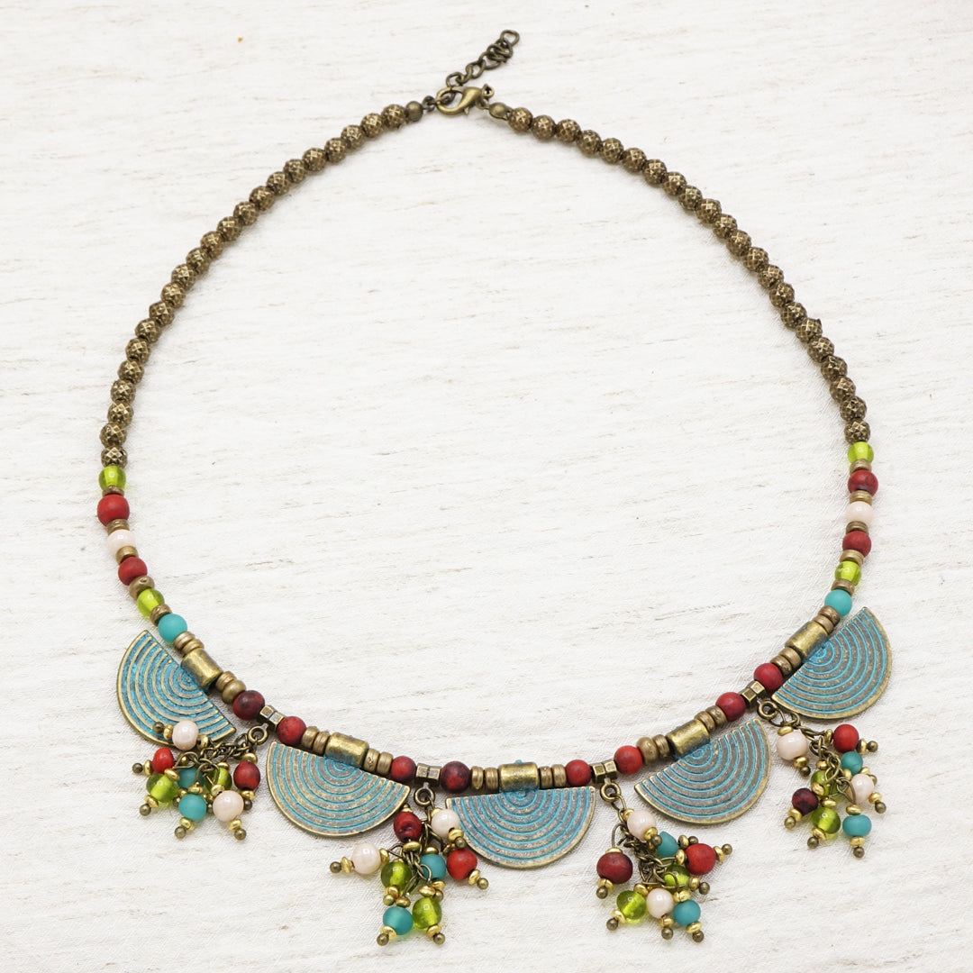 Boho Hippie Turquoise Necklace