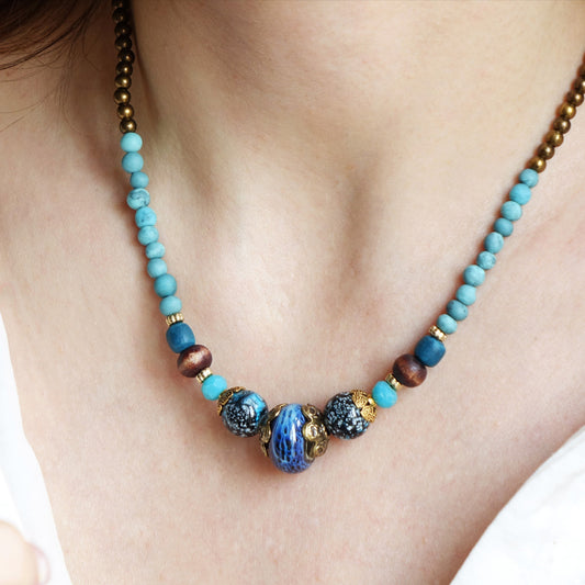 Ethnic Beaded Necklace