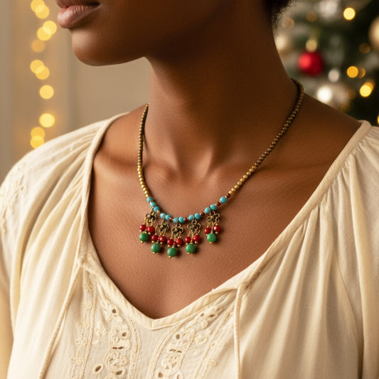 Boho Beaded Necklace