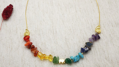 7 Chakra Crystal Stone Necklace