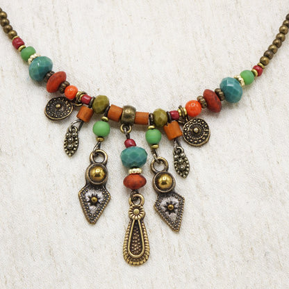 Boho Beaded Necklace