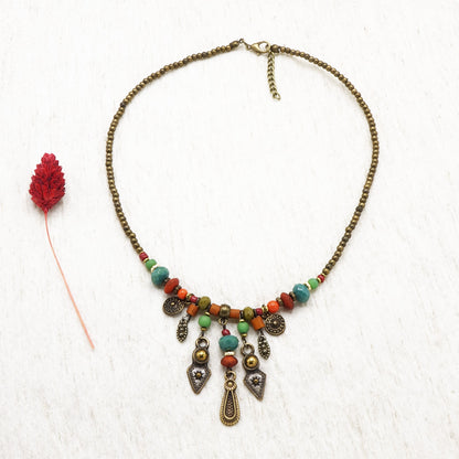 Boho Beaded Necklace