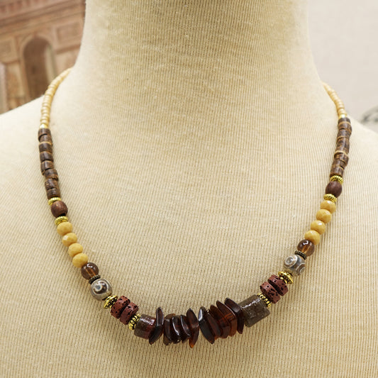 Earthy Beaded Necklace