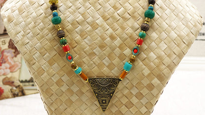 Boho Beaded Necklace