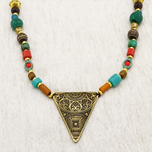 Boho Beaded Necklace