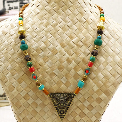 Boho Beaded Necklace